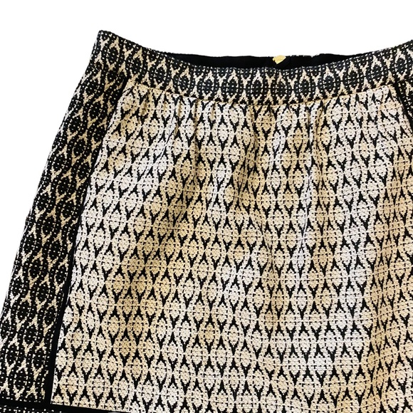 J Crew Textured Block Print Graphic Mini Skirt - Picture 5 of 9